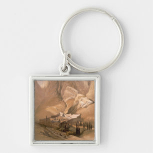 Kloster von St. Catherine mit Berg Horeb, Februar Schlüsselanhänger