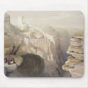 Kloster von St. Saba am 4. April 1839 überziehen Mousepad