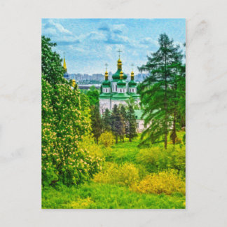 Kloster Vydubitsky. Kiew, Ukraine Postkarte