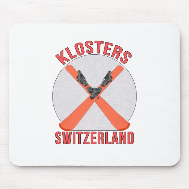 Klosters, Schweiz Mousepad (Vorne)
