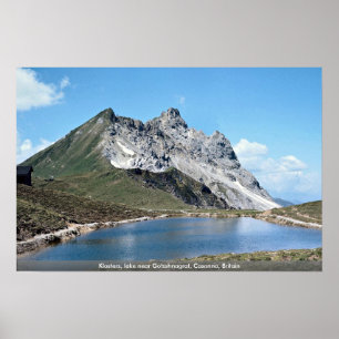 Klosters, See bei Gotsshnagrat, Casanna, Großbrita Poster