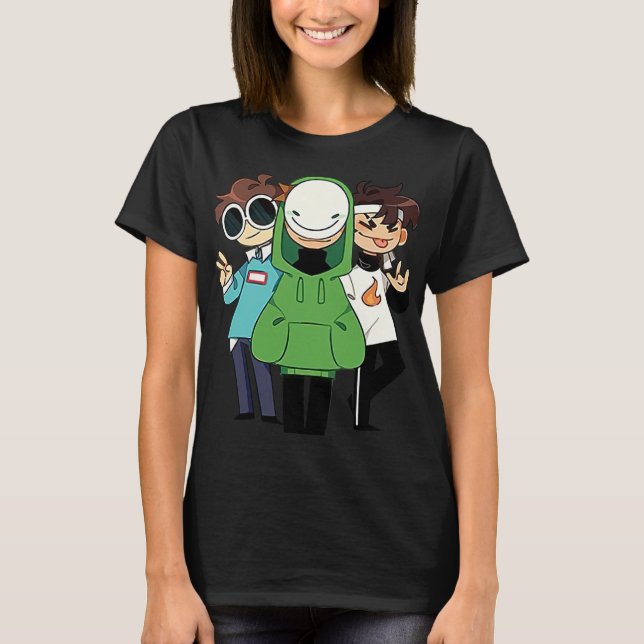 Kloudave Dream SMP Hoodie Unisex Dream Merch T-Shirt (Vorderseite)
