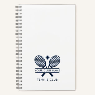 Klubname Tennisspieler Farbe hinzufügen Notizbuch