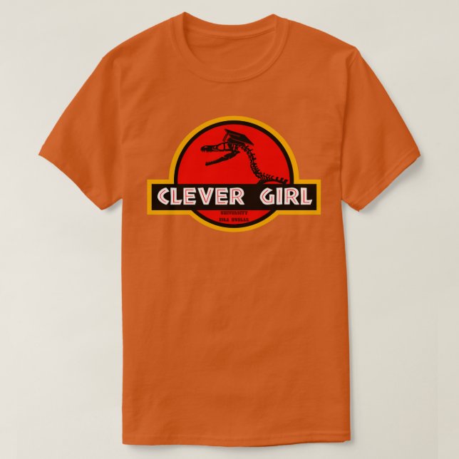 Klug Mädchen  T-Shirt (Design vorne)