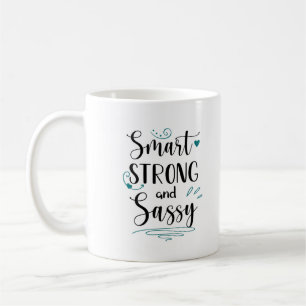 Klug, stark, elegant, weiblich kaffeetasse