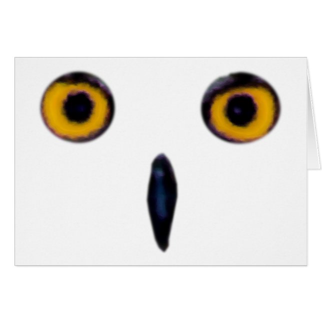 Kluge alte Eulen-Augen (Vorderseite (Horizontal))