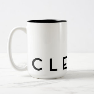KLUGE ` Brennstoff-Tasse' Zweifarbige Tasse