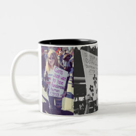 Kluge die Zeichen-Tasse der Frauen im März 2018 Zweifarbige Tasse