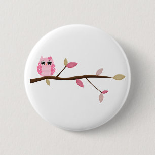 Kluge Eule Button