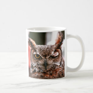 Kluge Eule Kaffeetasse