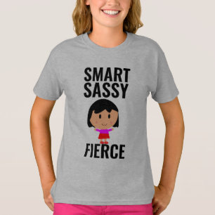 KLUGE FRECHE WILDE MÄDCHEN MACHT DAMEN FRAUEN T-Shirt