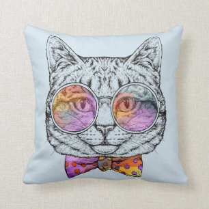 Kluge Miezekatze Kat Kissen
