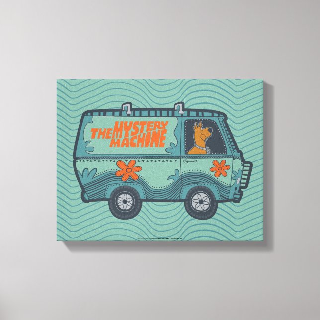 Kluge Scooby-Doo-Antriebsmaschine Leinwanddruck (Vorderseite)