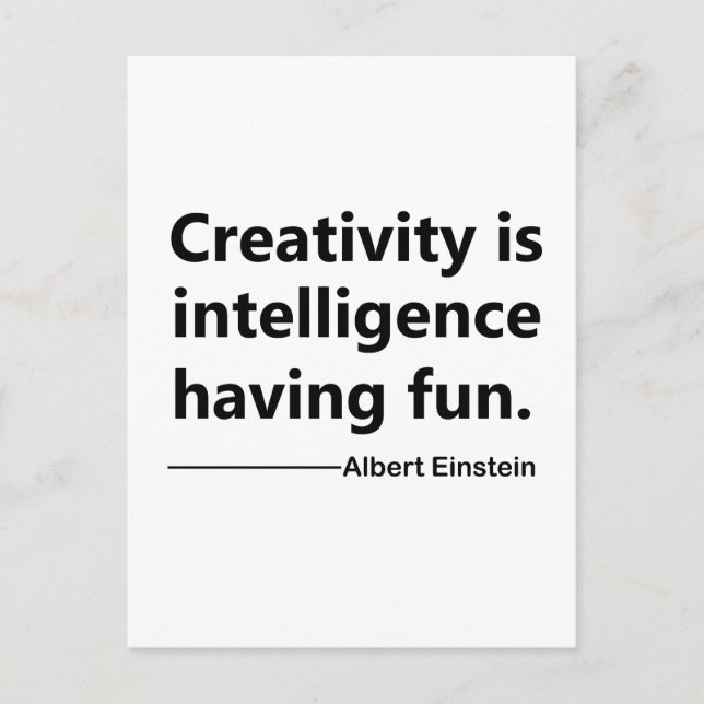 kluge Worte über die Arbeit Postkarte (Vorderseite)