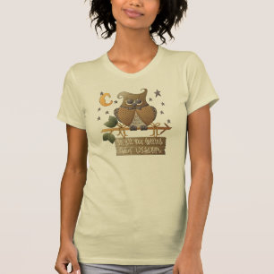 Kluger alter die Eulen-T - Shirt der Frauen