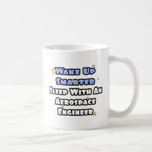 Klüger schlafen mit einem Luftfahrtingenieur Kaffeetasse