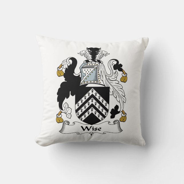Kluges Familienwappen Kissen (Vorderseite)