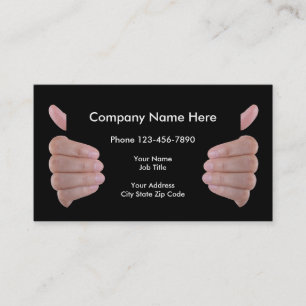 Kluges Produkt oder Dienstleistungen Visitenkarte