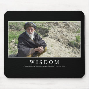 Klugheit: Inspirierend Zitat 1 Mousepad