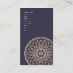 Klugheits-Mandala • Vertikale Visitenkarte