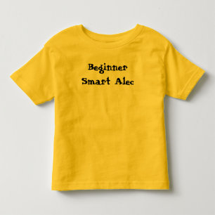 Klugscheißer-Anfänger Lustiger Spruch Kleinkind T-shirt
