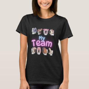 Klümpchen-Tiere, Lustiges Badezimmer-Geschenk T-Shirt