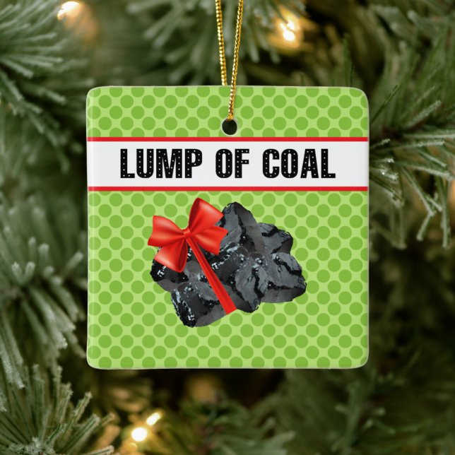 Klumpen des Weihnachtsbaumes von Kohle Keramikornament (Baum)