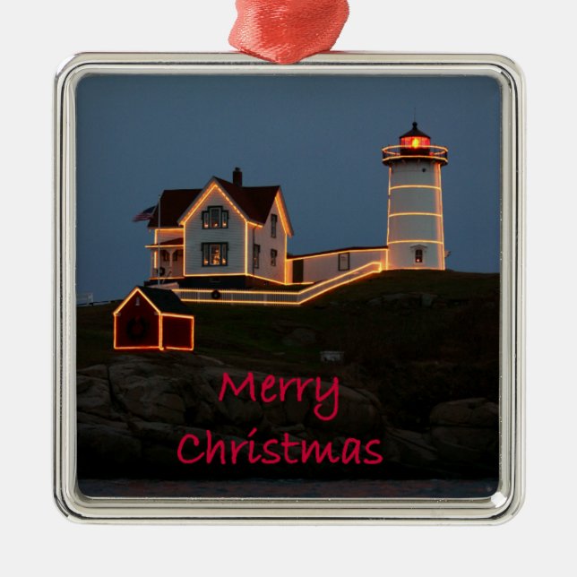 Klumpen-helles Weihnachten Ornament Aus Metall (Vorne)