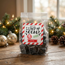 Klumpen Kohle lustiger funky Weihnachten Santa