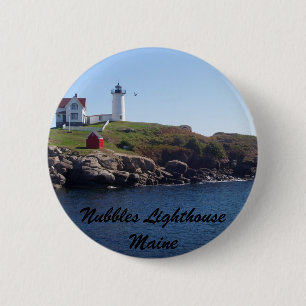 Klumpen Leuchtturm-Maine Button