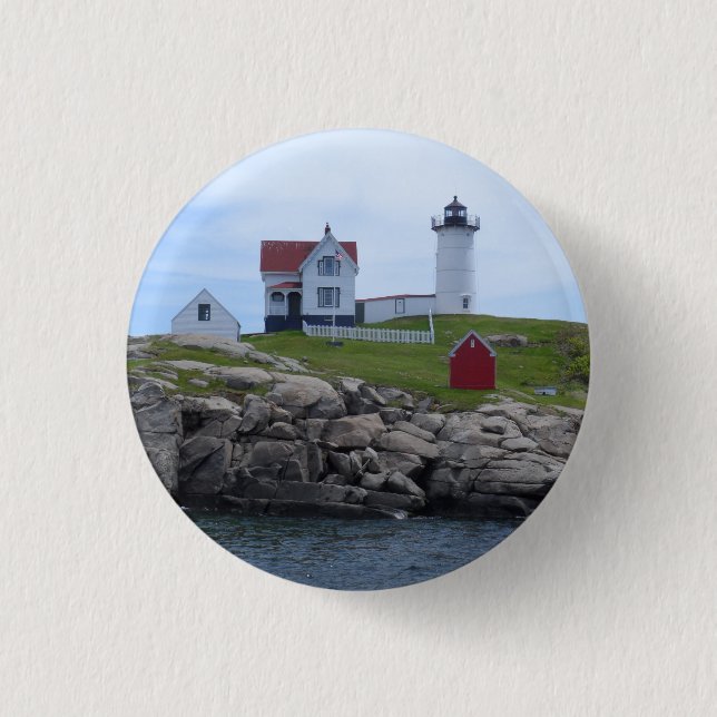 Klumpen-Leuchtturm - Maine Button (Vorderseite)
