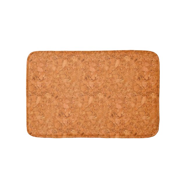 Klumpiger Naturkork-hölzerner Korn-Blick Badematte (Vorderseite)