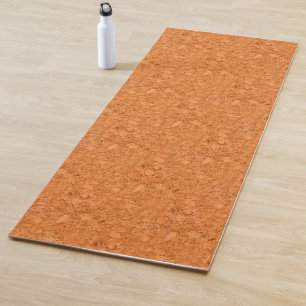 Klumpiger Naturkork-hölzerner Korn-Blick Yogamatte