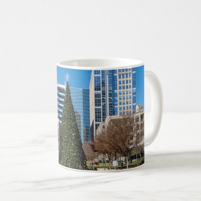 Klyde Warren Dallas Weihnachtskaffee-Tasse Kaffeetasse (VorderseiteRechts)