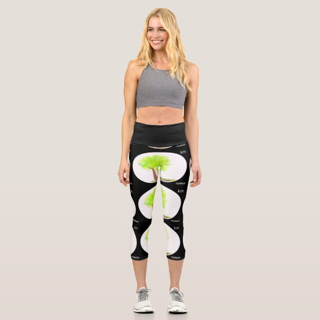 km tree painting capri leggings (Vorderseite)