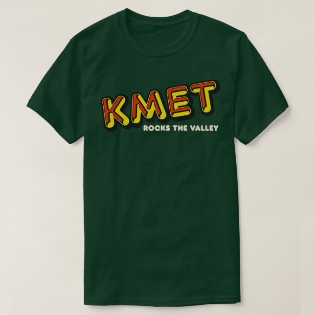 KMET Rocks the Valley Retro Defunktional LA Radio  T-Shirt (Design vorne)