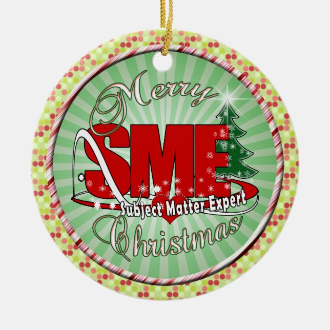 KMU CHRISTMAS Sachgebiet Sachverständige Keramikornament (Vorne)