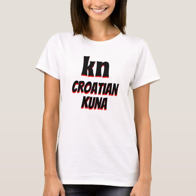 Kn Kroan kuna white T-Shirt (Vorderseite)