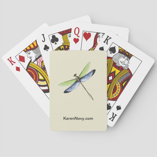 KN Libellen-Spielkarten Spielkarten (Rückseite)