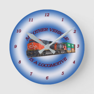 KN meine andere Fahrzeug-Wanduhr Runde Wanduhr