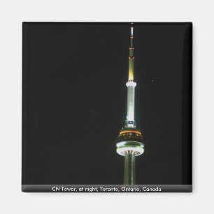 KN-Turm, nachts, Toronto, Ontario, Kanada Magnet