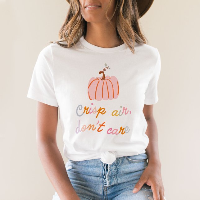 Knackige Luft, Pink Pumpkin-Niedlicher Fall ist un T-Shirt (Von Creator hochgeladen)
