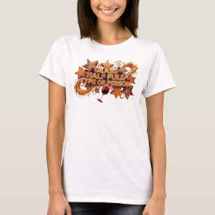 Knackige Orange GLAS HALB VOLL TYP MENSCH T-Shirt