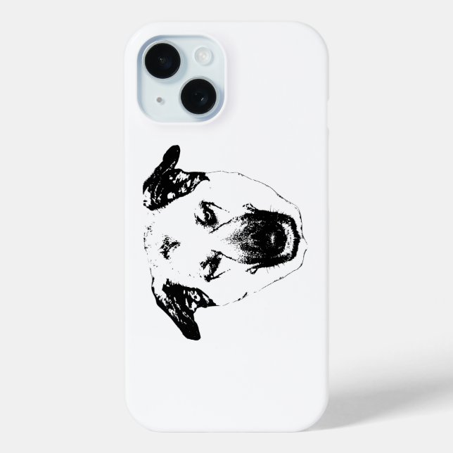 Knackiger Vector-Hundekopf-Handyhülle Case-Mate iPhone Hülle (Rückseite)