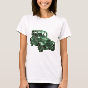 Knackiges grünes ABSTRACT ART Abstraktes Design T-Shirt