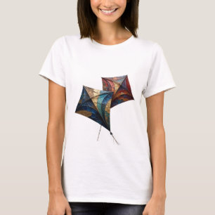 Knackiges Silber ABSTRACT ART Design T-Shirt