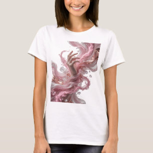 Knackiges Silber ABSTRACT ART Grafikdesign v2 T-Shirt