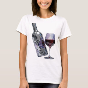 Knackiges Silber ABSTRACT ART Kunstprint T-Shirt