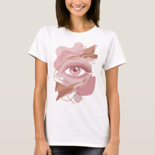 Knackiges Silber ABSTRACT ART Kunstprint T-Shirt