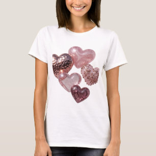 Knackiges Silber ABSTRACT ART Mode Druck T-Shirt